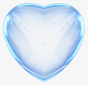 Murano Glass Heart Transparency And Translucency - Transparent Glass Heart Png, Png Download, Transparent PNG