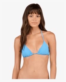 Volcom Simply Solid Tri Coastal Blue - Swimsuit Top, HD Png Download, Transparent PNG