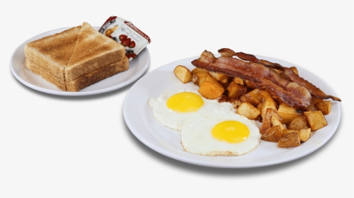 Transparent Bacon And Egg Clipart - Two Eggs With Home Fries, HD Png Download, Transparent PNG