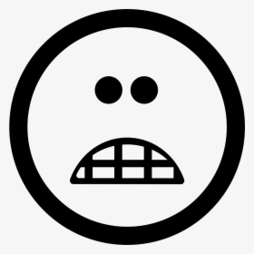 Scared Emoticon Square Face - 2 Icon, HD Png Download, Transparent PNG