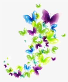 Deco Butterflies Png Clipart Picture - Butterfly Good Morning Quotes, Transparent Png, Transparent PNG