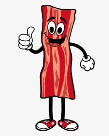 Bacon Cartoon Transparent Background - Cartoon Bacon, HD Png Download, Transparent PNG