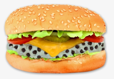 Hamburger Transparent Png - Transparent Background Transparent Burger, Png Download, Transparent PNG