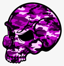 Skull Pink Camouflage Image - Blue Camo Background Hd, HD Png Download, Transparent PNG