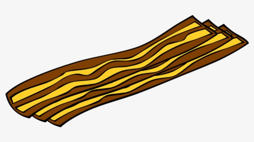 Bacon, Slices, Breakfast, Food, Protein, Salty, Pork - Bacon Clip Art, HD Png Download, Transparent PNG