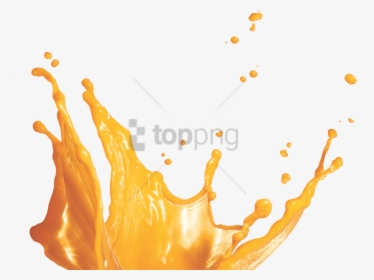Free Png Orange Juice Splash Png Png Image With Transparent - Juice Splash Transparent Background, Png Download, Transparent PNG