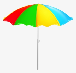 Clipart Beach Umbrella - Transparent Background Summer Beach Umbrella, HD Png Download, Transparent PNG