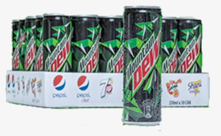 Mountain Dew-can 250x - Soft Drink, HD Png Download, Transparent PNG