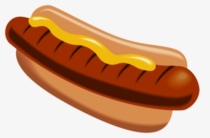 Hot Dog Bun Hamburger Clip Art - Clipart Hot Dog Png, Transparent Png, Transparent PNG