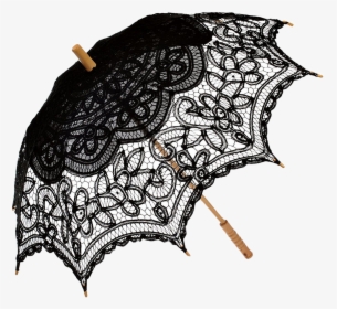 Vintage Umbrella Png - Black Parasol, Transparent Png, Transparent PNG