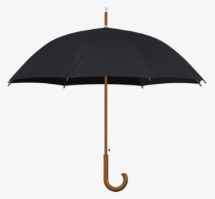 Wood Umbrella Black - Black Umbrella Png, Transparent Png, Transparent PNG