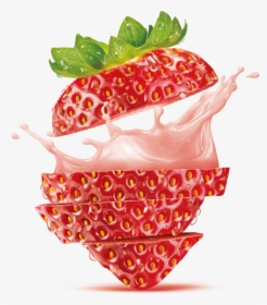Soy With Fruits Packaging - Juice Strawberry Png, Transparent Png, Transparent PNG