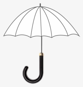 City Auto Open Black Handle - Umbrella, HD Png Download, Transparent PNG