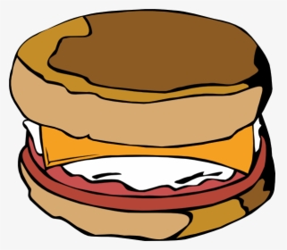 Bacon And Eggs Kawaii - Breakfast Sandwich Clipart, HD Png Download, Transparent PNG