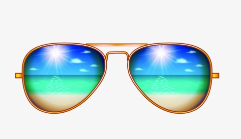 Creative Sunglasses Aviator Illustration Sunscreen - Picsart Png Background Hd, Transparent Png, Transparent PNG