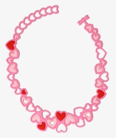 Necklace Clip Art - Pink Background Design Baby Shower, HD Png Download, Transparent PNG