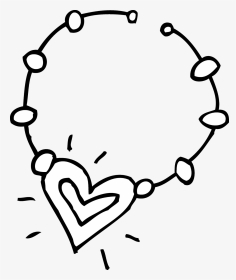 Necklace Png Black And White - Necklace Black And White, Transparent Png, Transparent PNG