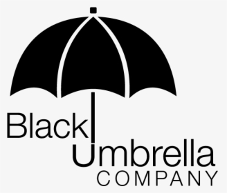 Transparent Black Umbrella Png - Black And White Company Logo, Png Download, Transparent PNG