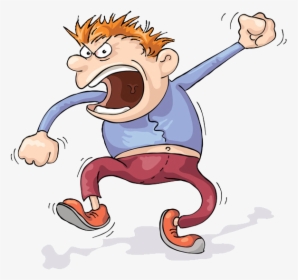 Screaming Anger Cartoon Clip Art - Mad And Angry Synonyms, HD Png Download, Transparent PNG