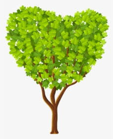 Heart Tree Clip Art, HD Png Download, Transparent PNG