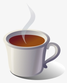 Vector Graphic Coffee Hot Drinking Tea - Coffee Hot Tea Clipart, HD Png Download, Transparent PNG