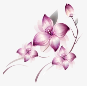 Flores Morados Grupo - Beautiful Flowers Png Hd, Transparent Png, Transparent PNG