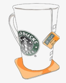 Tea Coffee Cup Starbucks Bag Free Clipart Hd Clipart - Cartoon Starbucks Cup Png, Transparent Png, Transparent PNG