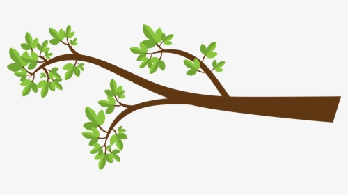 Spring Branch With Pink Flowers And Butterflies Png - Tree Branch Clipart, Transparent Png, Transparent PNG
