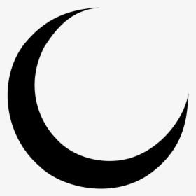 Half Moon Silhouette At Getdrawings - Crescent Moon Png, Transparent Png, Transparent PNG