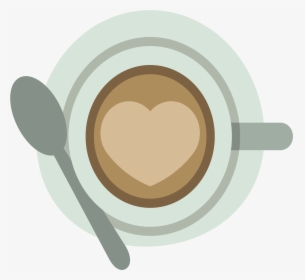 Coffee Cup Cafe Drawing - Circle, HD Png Download, Transparent PNG