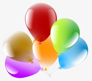 Globos, Celebración, Flotante, Colores, Aeróstatos - Baloes De Aniversario Png, Transparent Png, Transparent PNG