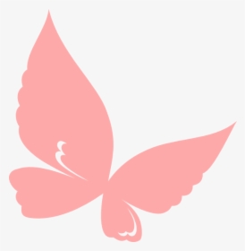 Butterfly Clipart Peach - Peach Butterfly, HD Png Download, Transparent PNG