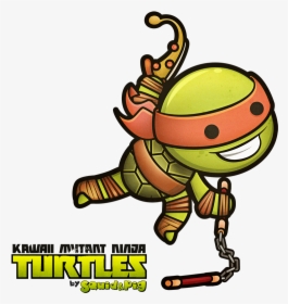 Transparent Tmnt Clipart - Kawaii Ninja Turtles, HD Png Download, Transparent PNG