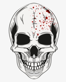 Calavera Skull Clip Art - Transparent Background Skull Png, Png Download, Transparent PNG