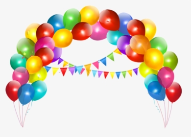 Balões Arco De Balão Colorido 2 Png - Balloons Png, Transparent Png, Transparent PNG
