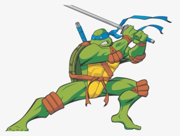 Ninja Turtles Png - Leonardo Ninja Turtle Art, Transparent Png, Transparent PNG