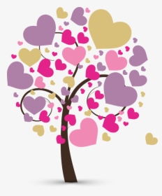 Logo Tree Font - Heart With Flower Logo, HD Png Download, Transparent PNG