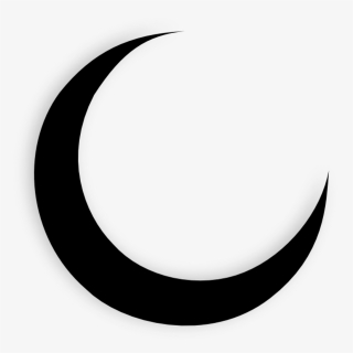 Half Moon Silhouette At Getdrawings - Half Moon Black Tattoo, HD Png Download, Transparent PNG
