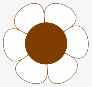 Flower Clipart Brown, HD Png Download, Transparent PNG