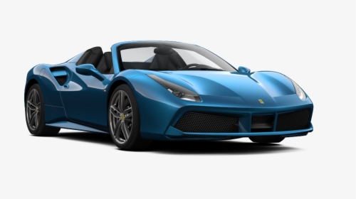 Blue Ferrari Car Png, Transparent Png, Transparent PNG