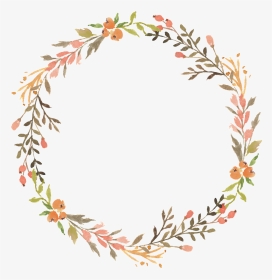 Autumn Wreath Png - Transparent Floral Wreath Png, Png Download, Transparent PNG