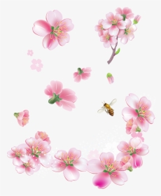 Pink Spring Flowers Trees Free Clipart Hd Clipart - Small Pink Flowers Png, Transparent Png, Transparent PNG