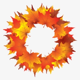 Autumn Wreath Kid Png Images Clipart - Transparent Fall Wreath Clip Art, Png Download, Transparent PNG