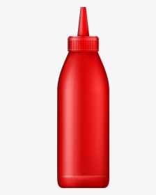 Water Clipart Red - Transparent Ketchup Bottle Png, Png Download, Transparent PNG