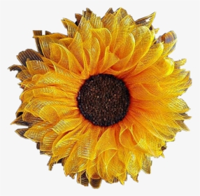 Yellow Brown Flower Wreath Sunflower Freetoedit, HD Png Download, Transparent PNG