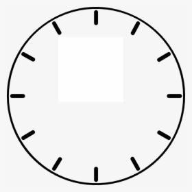 Clock Face Clip Art - Clip Art Black And White Clock, HD Png Download, Transparent PNG