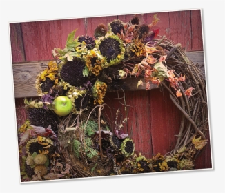 Image Of A Autumn Harvest Wreath - Bouquet, HD Png Download, Transparent PNG