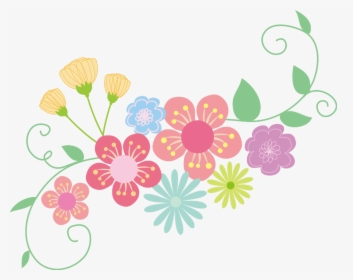 #ftestickers #clipart #springtime #flowers #corner - Flower Corner Border Clipart, HD Png Download, Transparent PNG