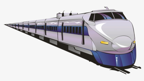 Train Rail Transport High-speed Rail Clip Art Tgv - New Train Clipart, HD Png Download, Transparent PNG