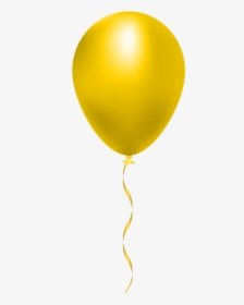 Yellow Balloon Transparent Background, HD Png Download, Transparent PNG